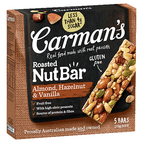 Almond, Hazelnut & Vanilla Nut Bars