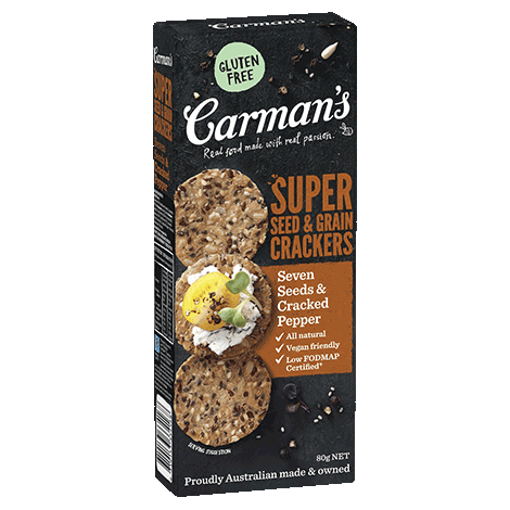 Seven Seeds & Cracked Pepper Super Seed & Grain Crackers
