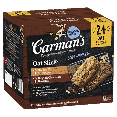Oat Slice Variety Pack | Golden Oat & Coconut and Belgian Chocolate Brownie