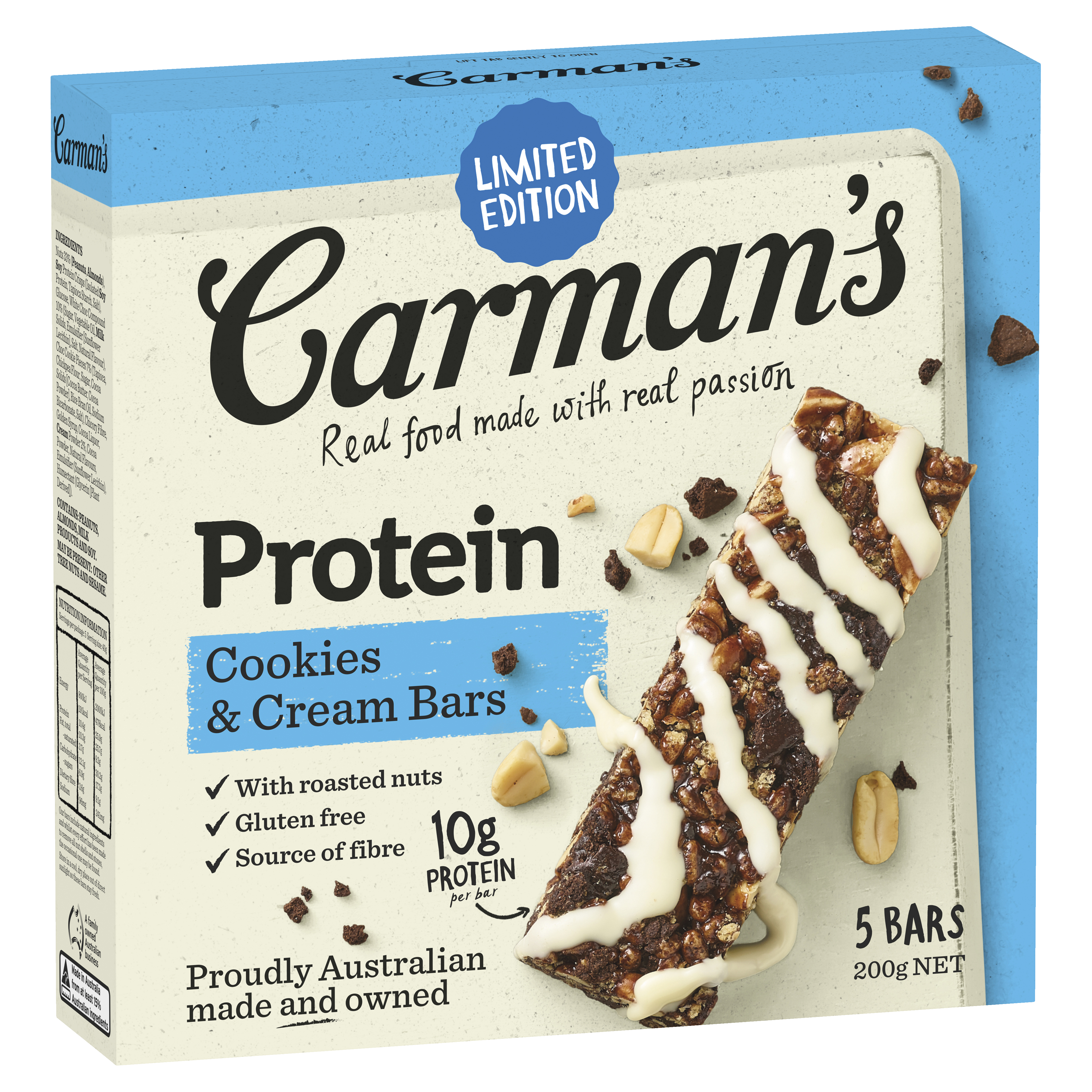 Cookies and Cream Protein Bar